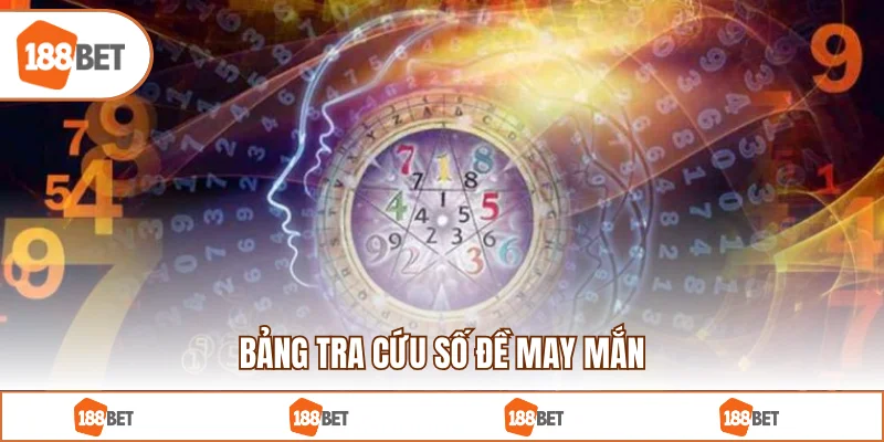 Bảng tra cứu số đề may mắn